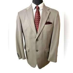 Andrew Frezza Mens Dress Blazer Size 42R Color Light Gray, Amazing Blaze…